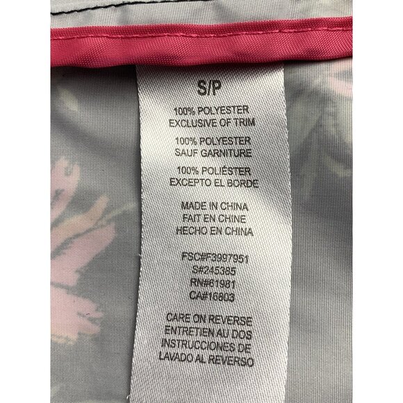Signature Weekend Womens Floral Print Lightweight Jacket With Ribbed Hem & Cuffs - Picture 10 of 10